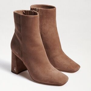 NWOT Sam Edelman Praline Suede Codie Ankle Bootie